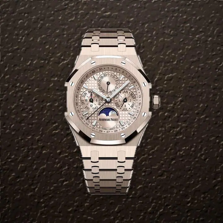 Audemars Piguet Royal Oak Perpetual Calendar (Sand Gold), reference 26674SG.OO.1320SG.01, at Yousef Watch