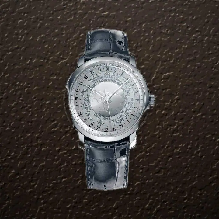Vacheron Constantin Traditionnelle World Time 42.5 (Platinum Dial) at Yousef Watch