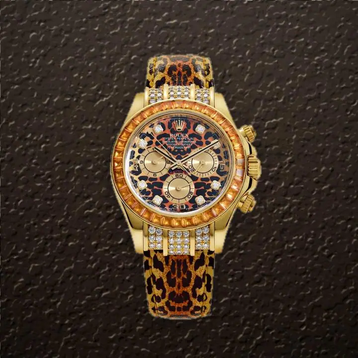 Rolex Cosmograph Daytona (Leopard), reference 116598SACO, at Yousef Watch