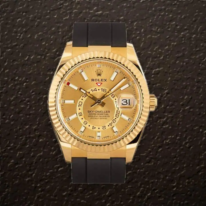Rolex Sky-Dweller (Champagne Dial), reference 326238, at Yousef Watch