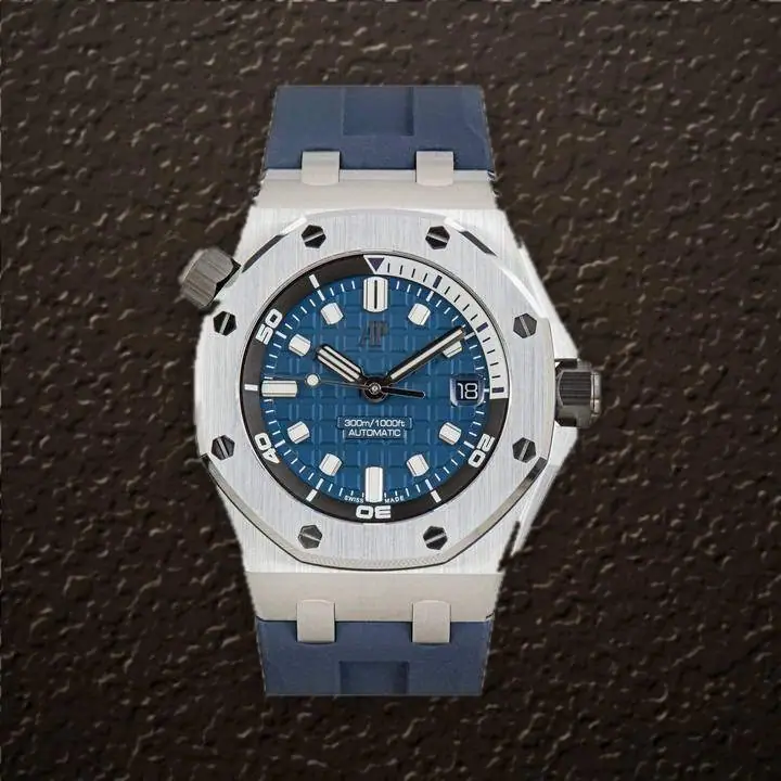 Audemars Piguet Royal Oak Offshore Diver (Blue Dial), reference 15720ST.OO.A027CA.01, at Yousef Watch