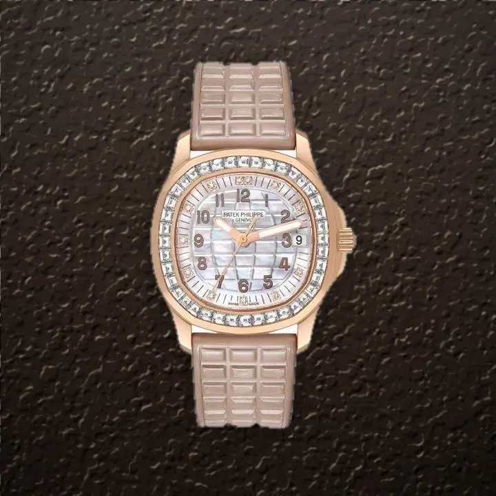 Patek Philippe Aquanaut Luce Joaillerie (Mother of Pearl), reference 5072R-001, at Yousef Watch