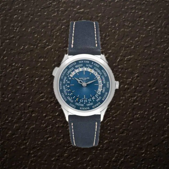 Patek Philippe World Time (Blue Dial), reference 5230P-001, at Yousef Watch