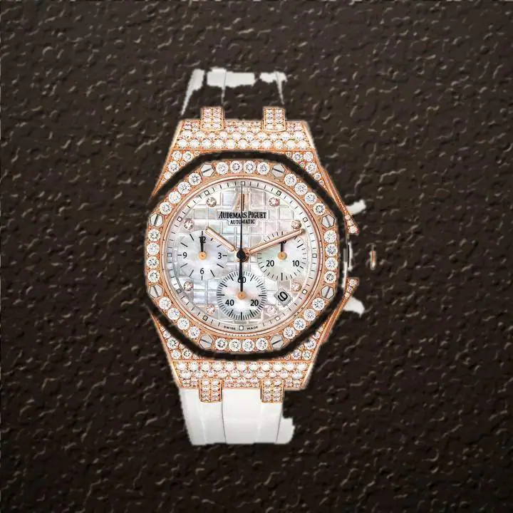 Audemars Piguet Royal Oak Offshore 37 (Mother of pearl Dial), reference 26092OK.ZZ.D010CA.01, at Yousef Watch