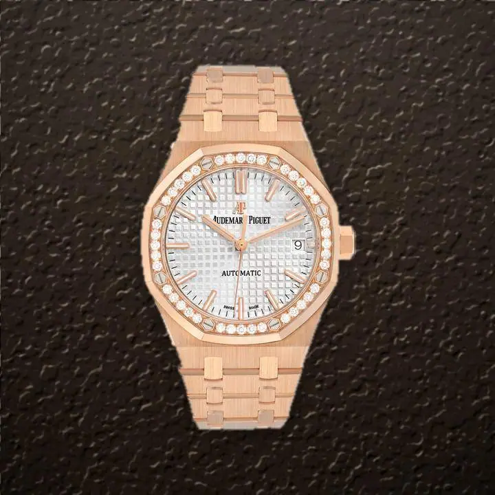 Audemars Piguet Royal Oak 37 (Silver Dial), reference 15451OR, at Yousef Watch
