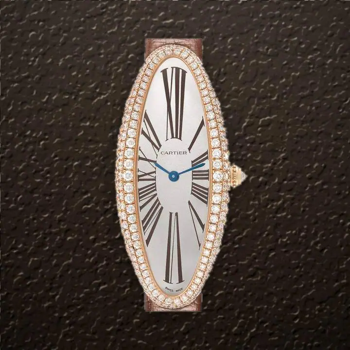 Cartier Baignoire Allongée (Silver Dial) at Yousef Watch