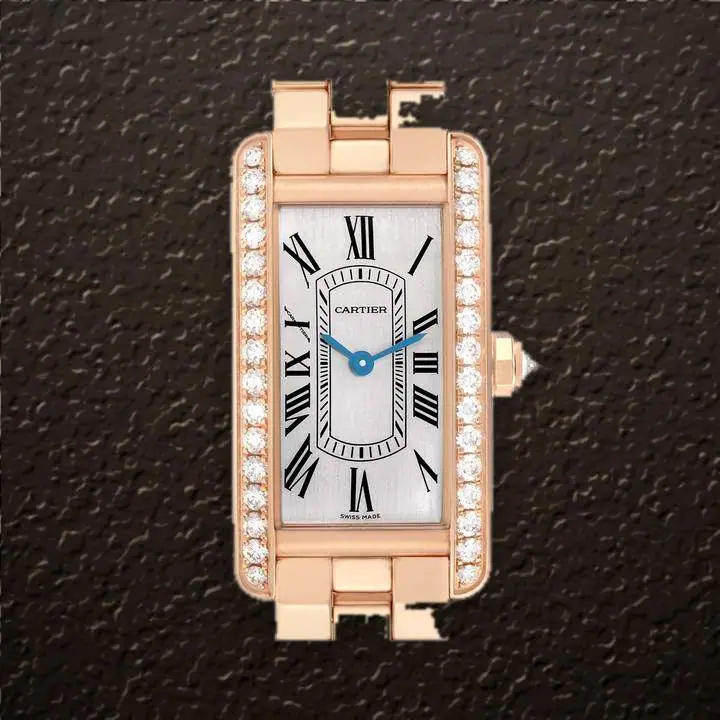 Cartier Tank Américaine (Silver guilloché Dial), reference WJTA0044, at Yousef Watch