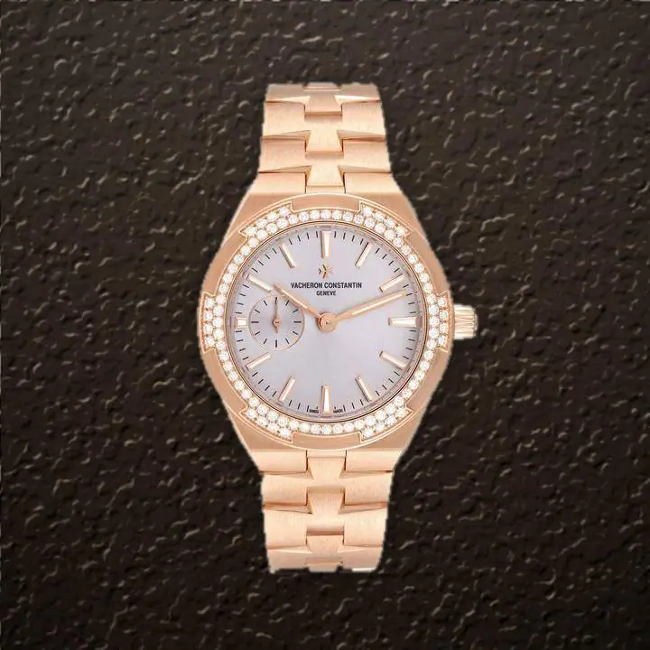 Vacheron Constantin Overseas 37 (Pink lacquered Dial), reference 2305V/100R-B07, at Yousef Watch