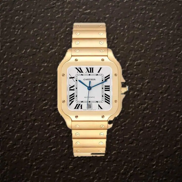 Cartier Santos de Cartier Large (Silver Dial) at Yousef Watch