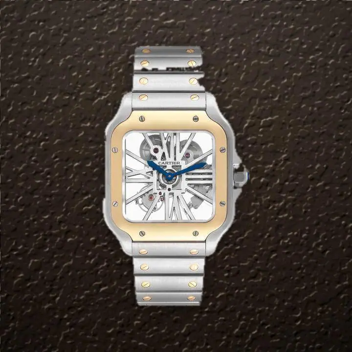 Cartier Santos de Cartier (Skeleton Dial), reference WHSA0019, at Yousef Watch
