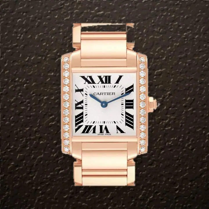Cartier Tank Française Medium (Silver Dial), reference WJTA0023, at Yousef Watch