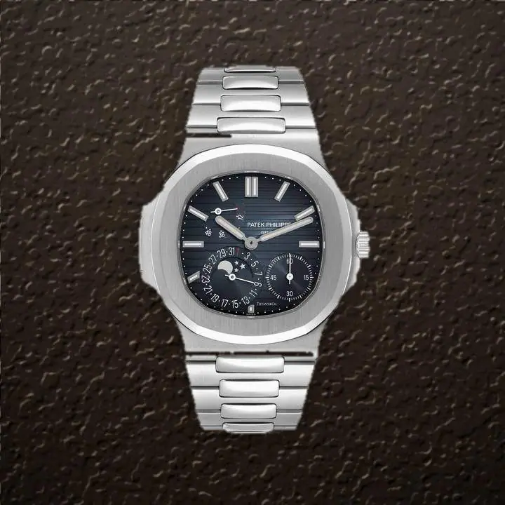 Patek Philippe Nautilus (Blue embossed Dial) at Yousef Watch