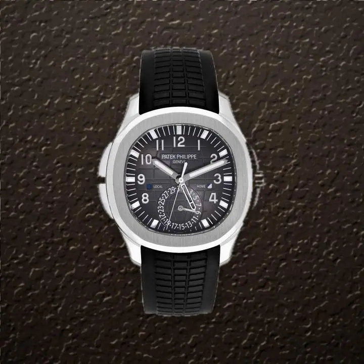 Patek Philippe Aquanaut Travel Time (Black embossed Dial), reference 5164A, at Yousef Watch