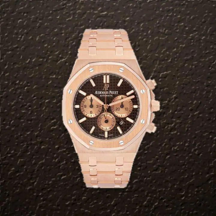 Audemars Piguet Royal Oak 41 (Chocolate Dial), reference 26331OR, at Yousef Watch