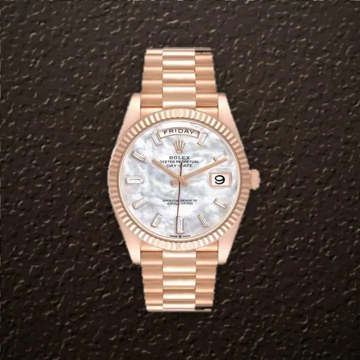 Rolex Day-Date 40 (Mother of Pearl), reference 228235, at Yousef Watch