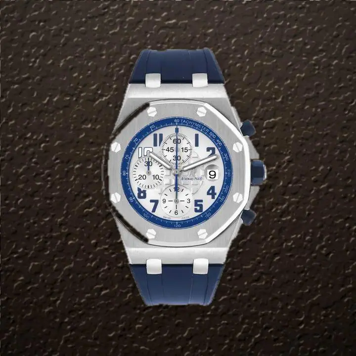 Audemars Piguet Royal Oak Offshore 42 (White Dial), reference 26470ST, at Yousef Watch