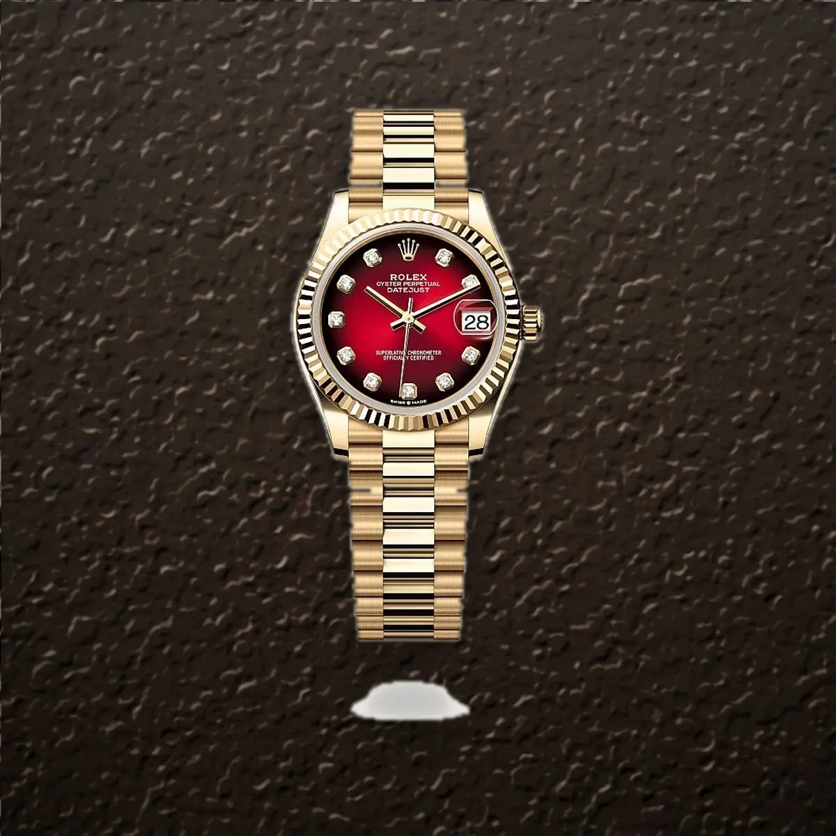 Rolex Datejust 31 (Red Ombré), reference 278278G