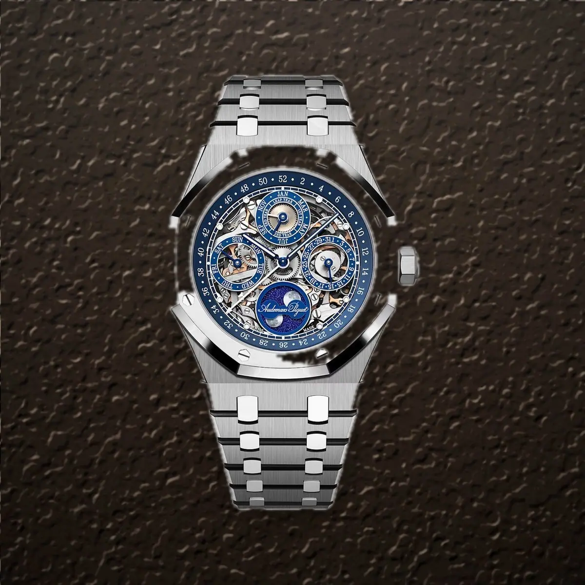 Audemars Piguet Royal Oak Perpetual Calendar (Sapphire Dial), reference 26585XT.OO.1220XT.01