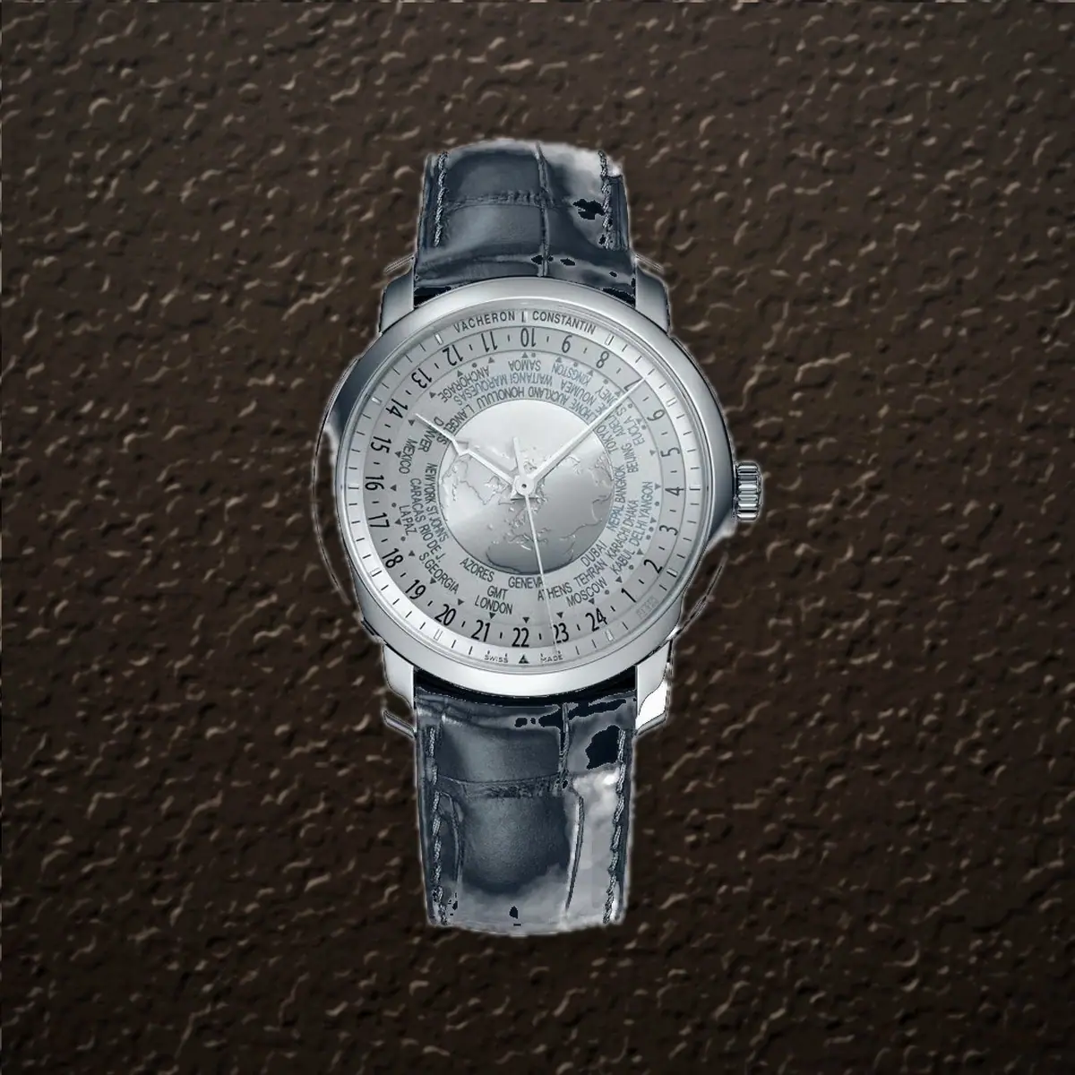 Vacheron Constantin Traditionnelle World Time 42.5 (Platinum Dial), reference 86060/000P-9979
