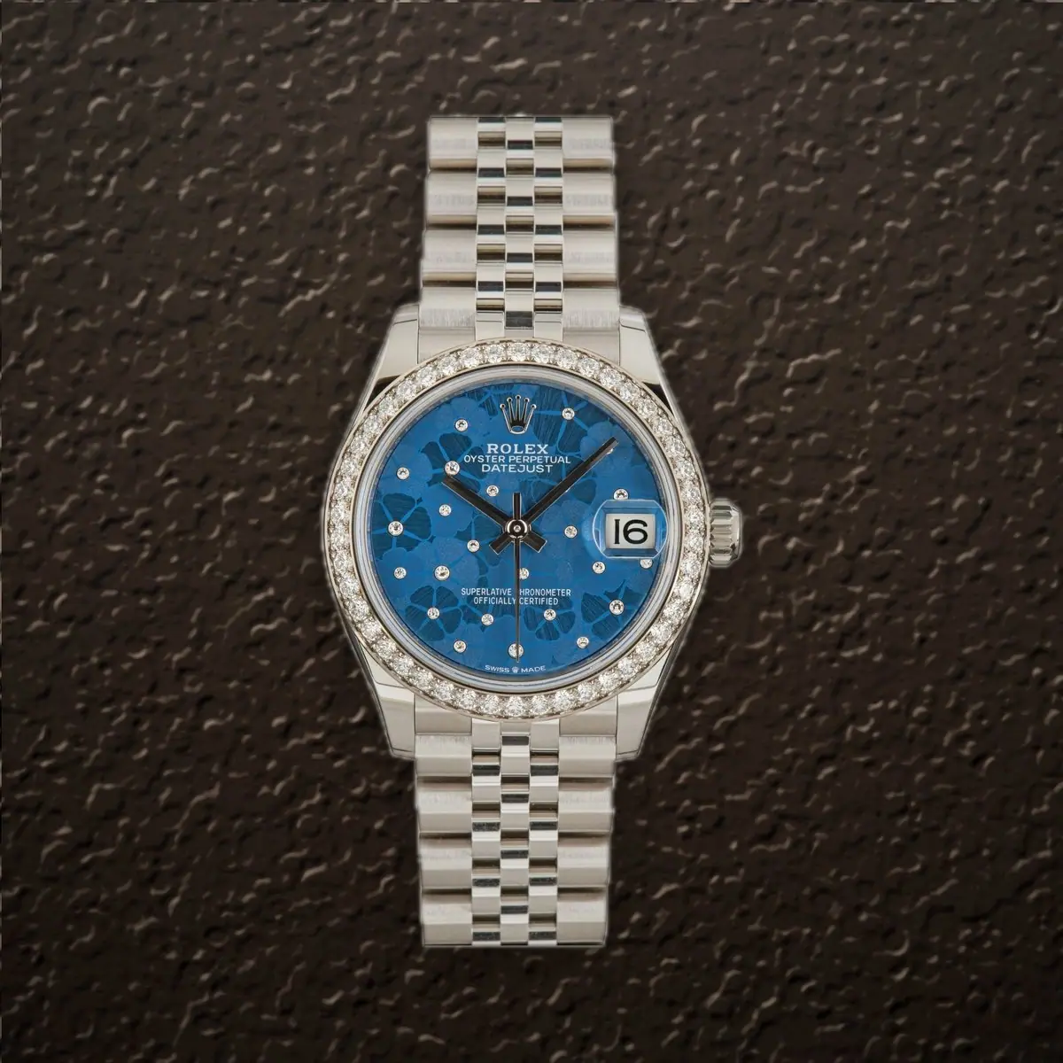 Rolex Datejust 31 (Blue Floral Diamond), reference 278384RBR