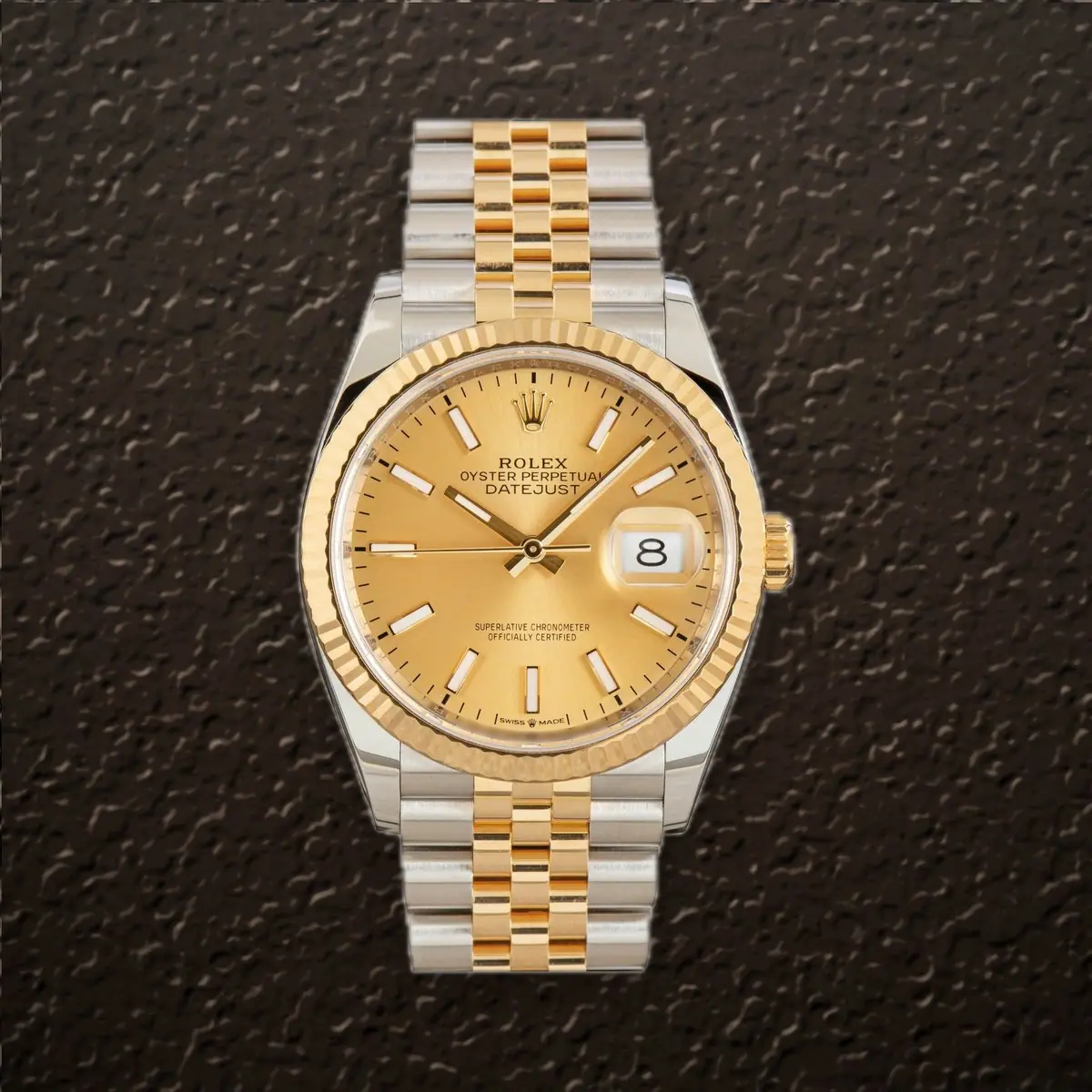 Rolex Datejust 36 (Champagne Jubilee), reference 126233NG