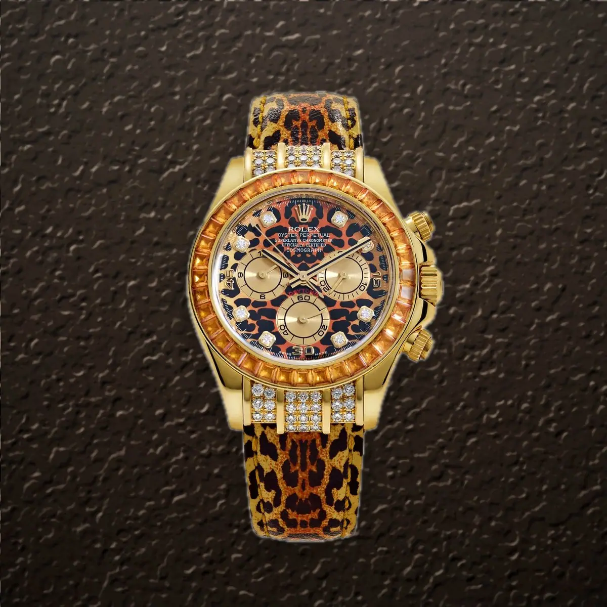 Rolex Cosmograph Daytona (Leopard), reference 116598SACO