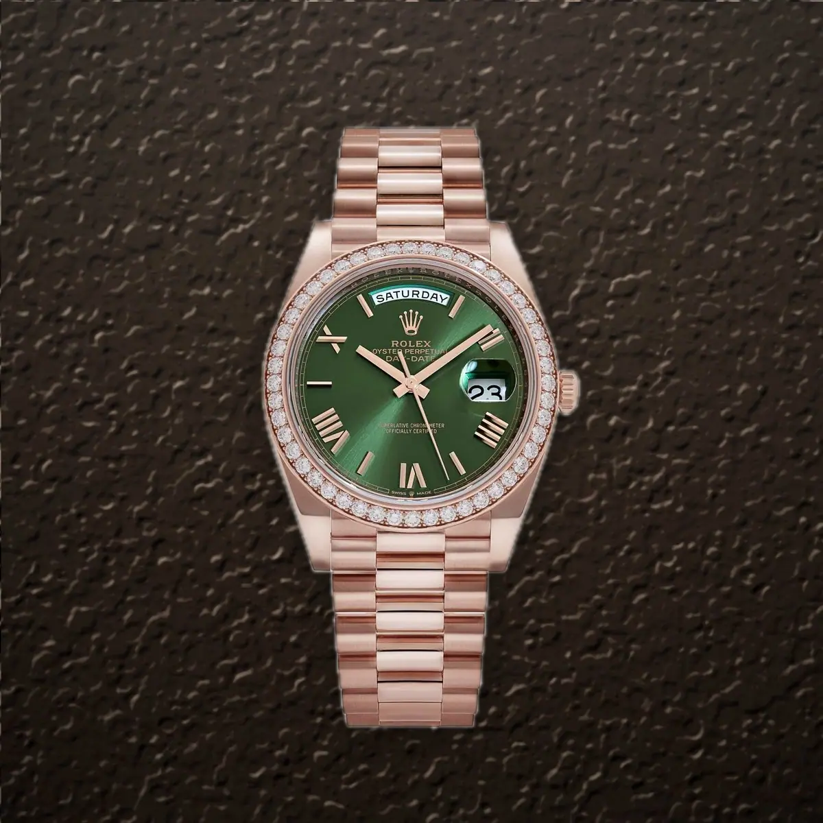Rolex Day-Date 40 (Olive), reference 228345RBR