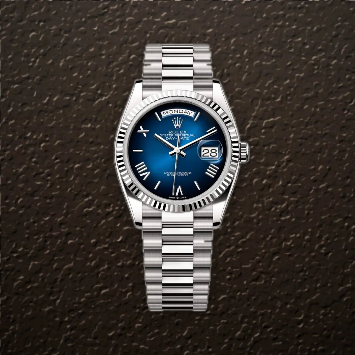 Rolex Day-Date 40 (Blue Ombre), reference 228239
