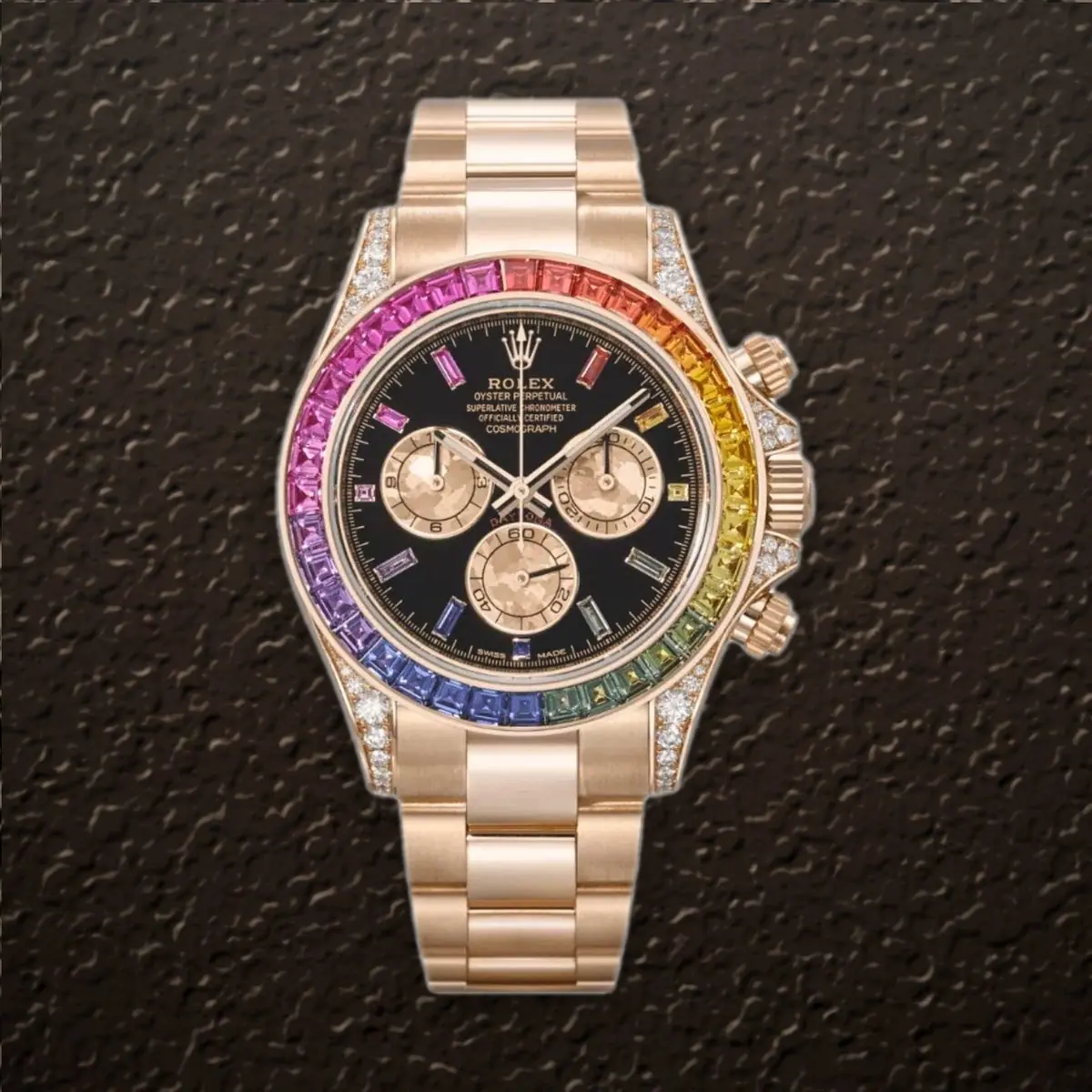 Rolex Cosmograph Daytona (Rainbow), reference 116598RBOW, at Yousef Watch