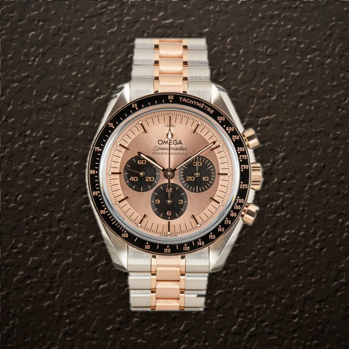 Omega Speedmaster Moonwatch (Pink Dial), reference 310.20.42.50.99.001