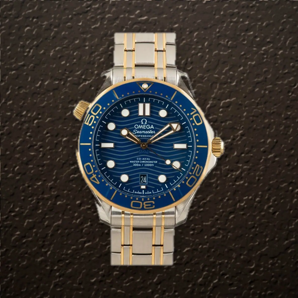 Omega Seamaster Diver 300M (Blue Dial), reference 210.20.42.20.03.001