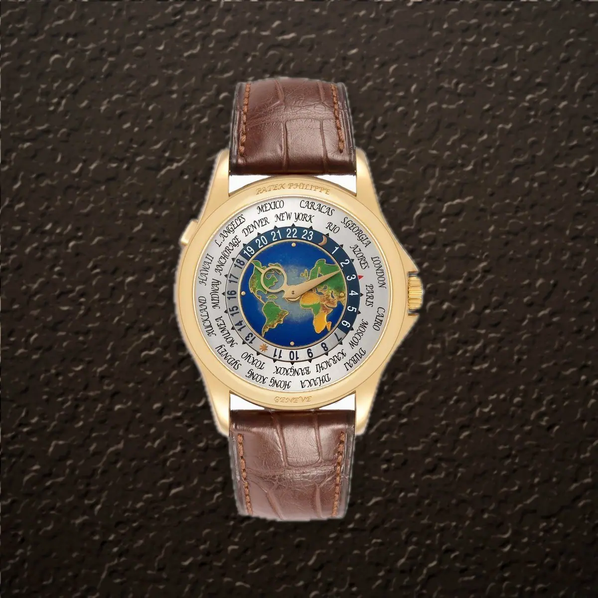 Patek Philippe World Time (Enamel Dial), reference 5131J-001