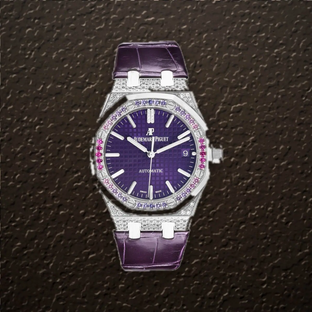 Audemars Piguet Royal Oak 37 (Purple Dial), reference 15452BC.ZY.D600CR.01