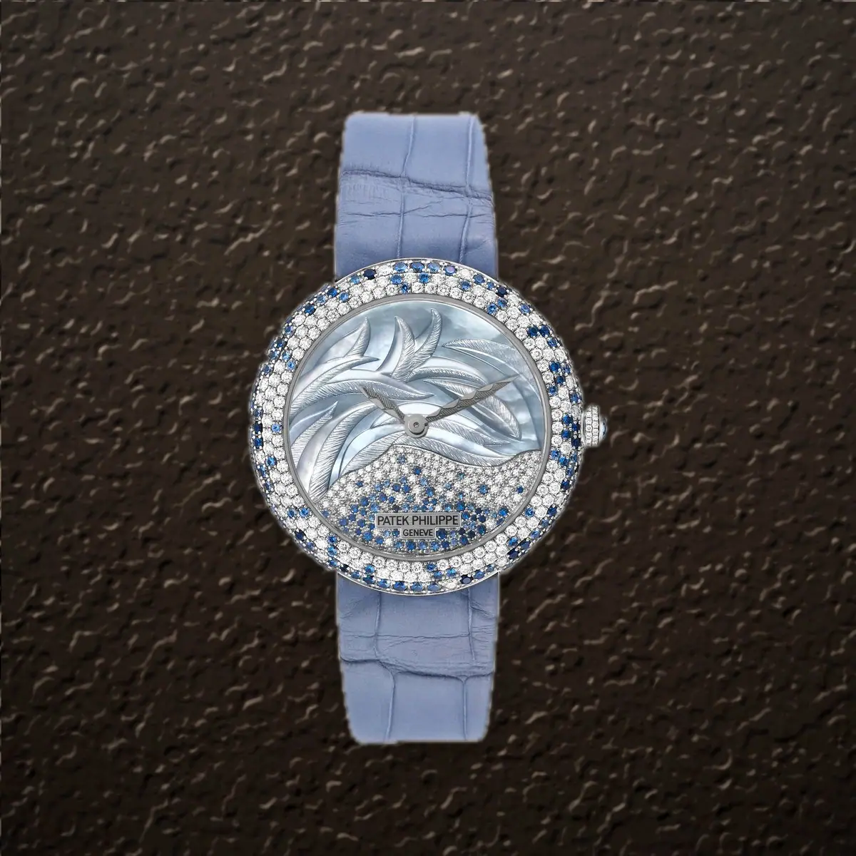 Patek Philippe Calatrava Haute Joaillerie (Blue mother of pearl Dial), reference 4899/901G
