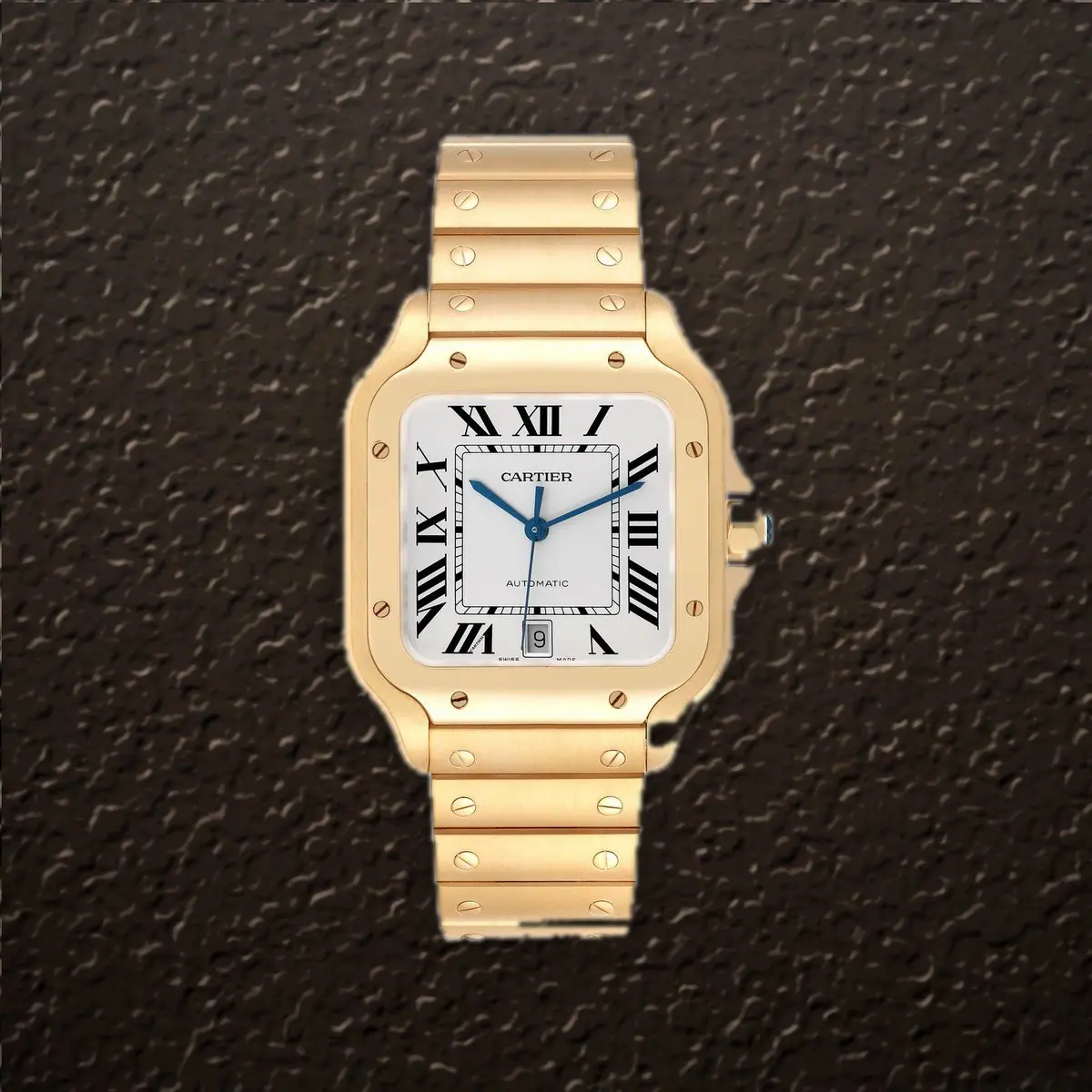 Cartier Santos de Cartier Large (Silver Dial), reference WGSA029