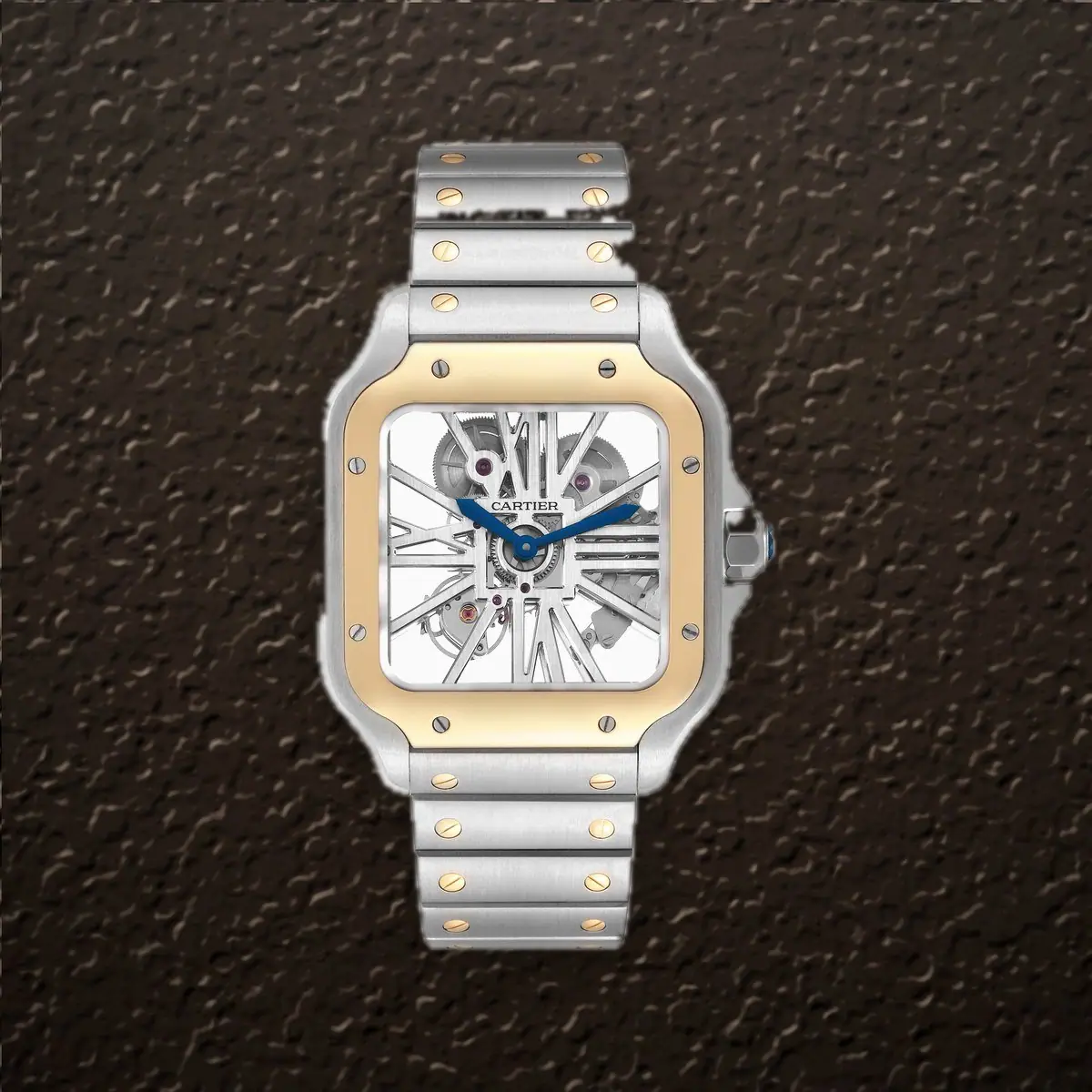 Cartier Santos de Cartier (Skeleton Dial), reference WHSA0019