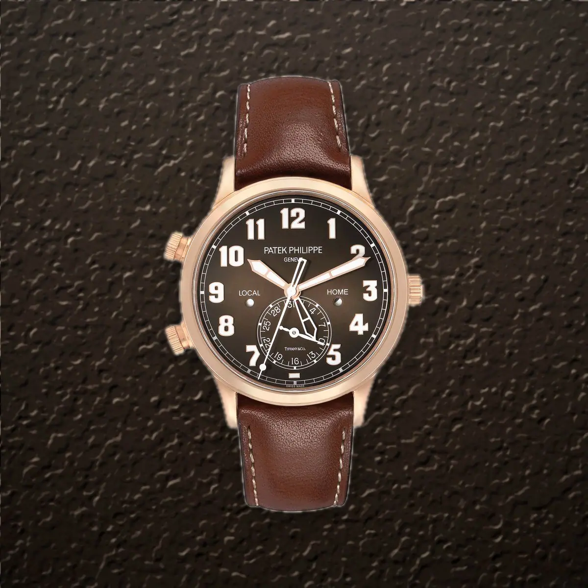 Patek Philippe Calatrava Pilot (Black sunburst Dial), reference 5524R-001
